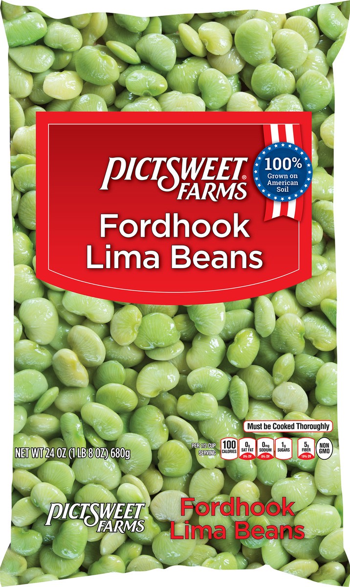 slide 8 of 9, PictSweet Lima Beans, Fordhook, 24 oz