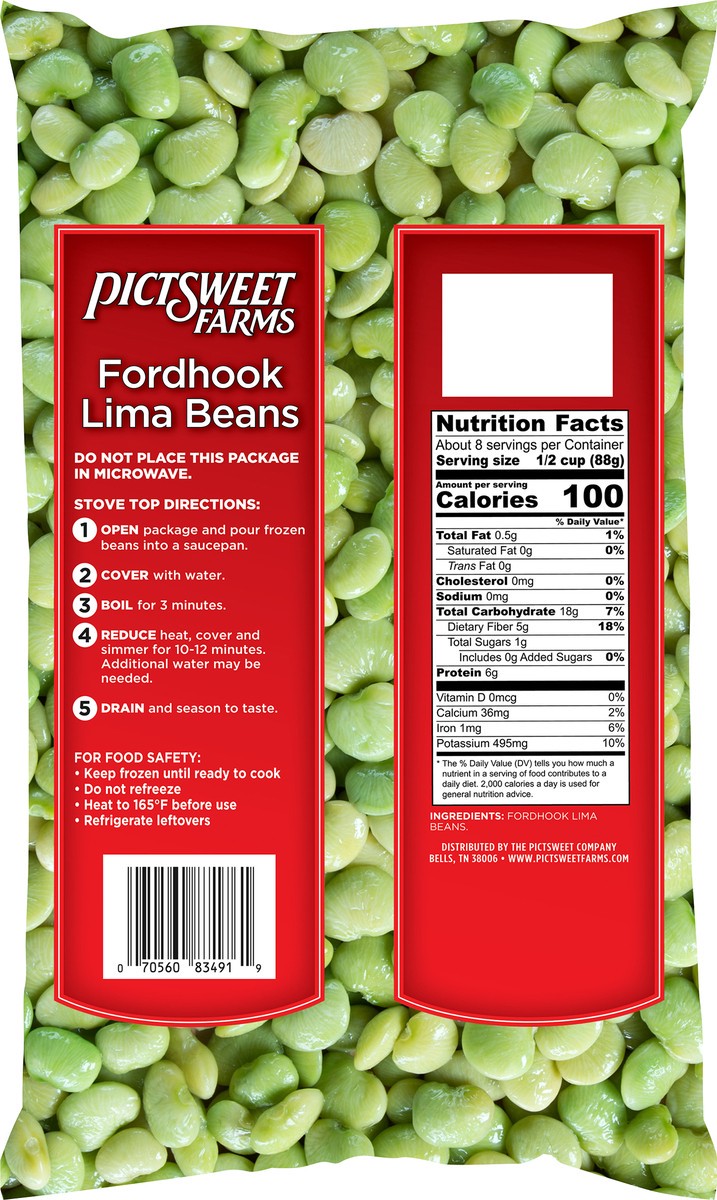 slide 3 of 9, PictSweet Lima Beans, Fordhook, 24 oz