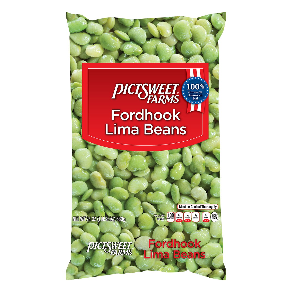 slide 6 of 9, PictSweet Lima Beans, Fordhook, 24 oz