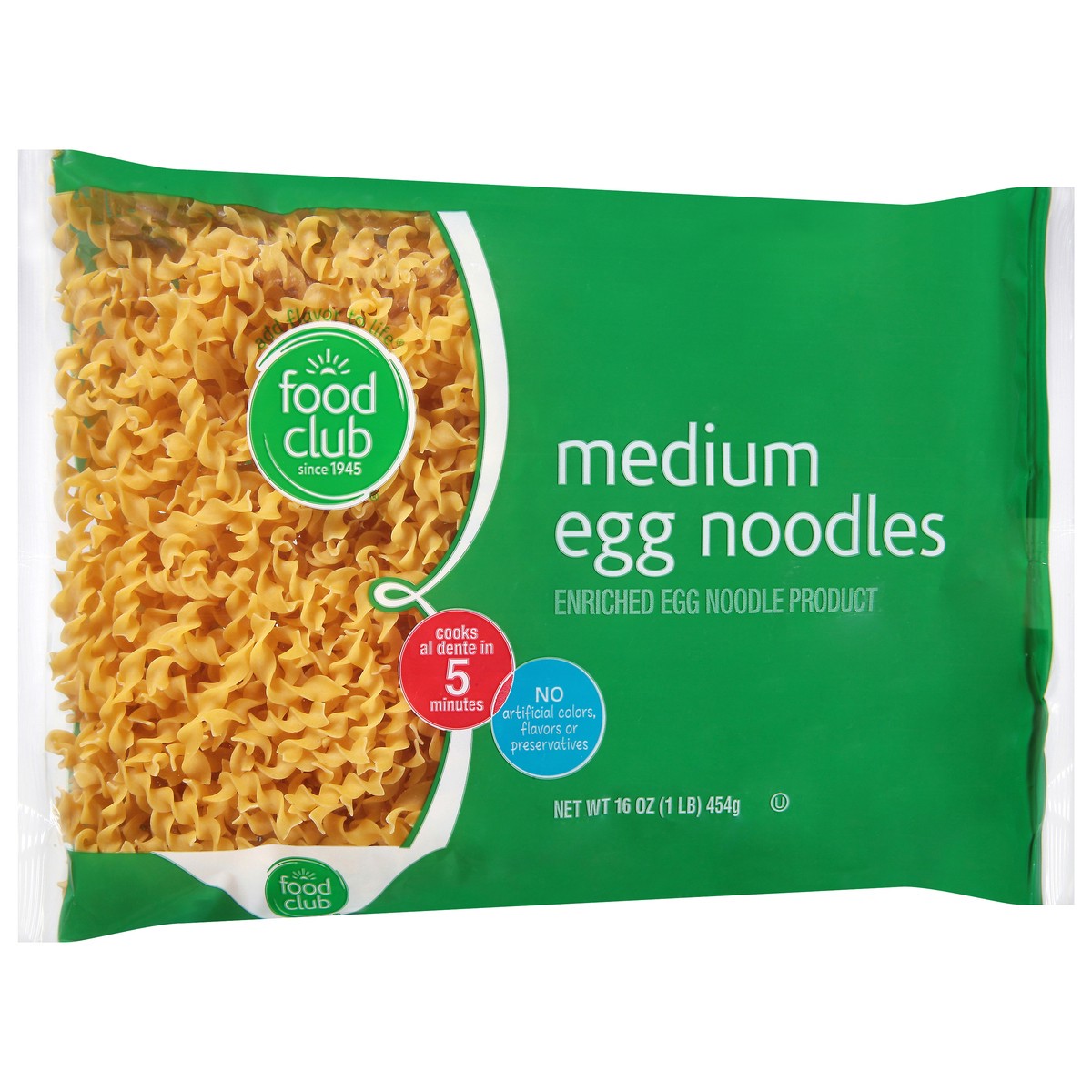 slide 2 of 11, Food Club Enriched Egg Noodle Product, Medium Egg Noodles, 16 oz