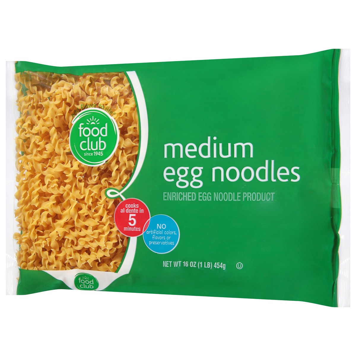 slide 3 of 11, Food Club Enriched Egg Noodle Product, Medium Egg Noodles, 16 oz