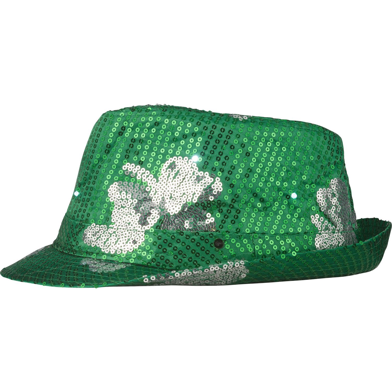 slide 3 of 5, Klein St. Patrick's Day Light-Up Fedora, Assorted Designs, 1 Ct, 1 ct