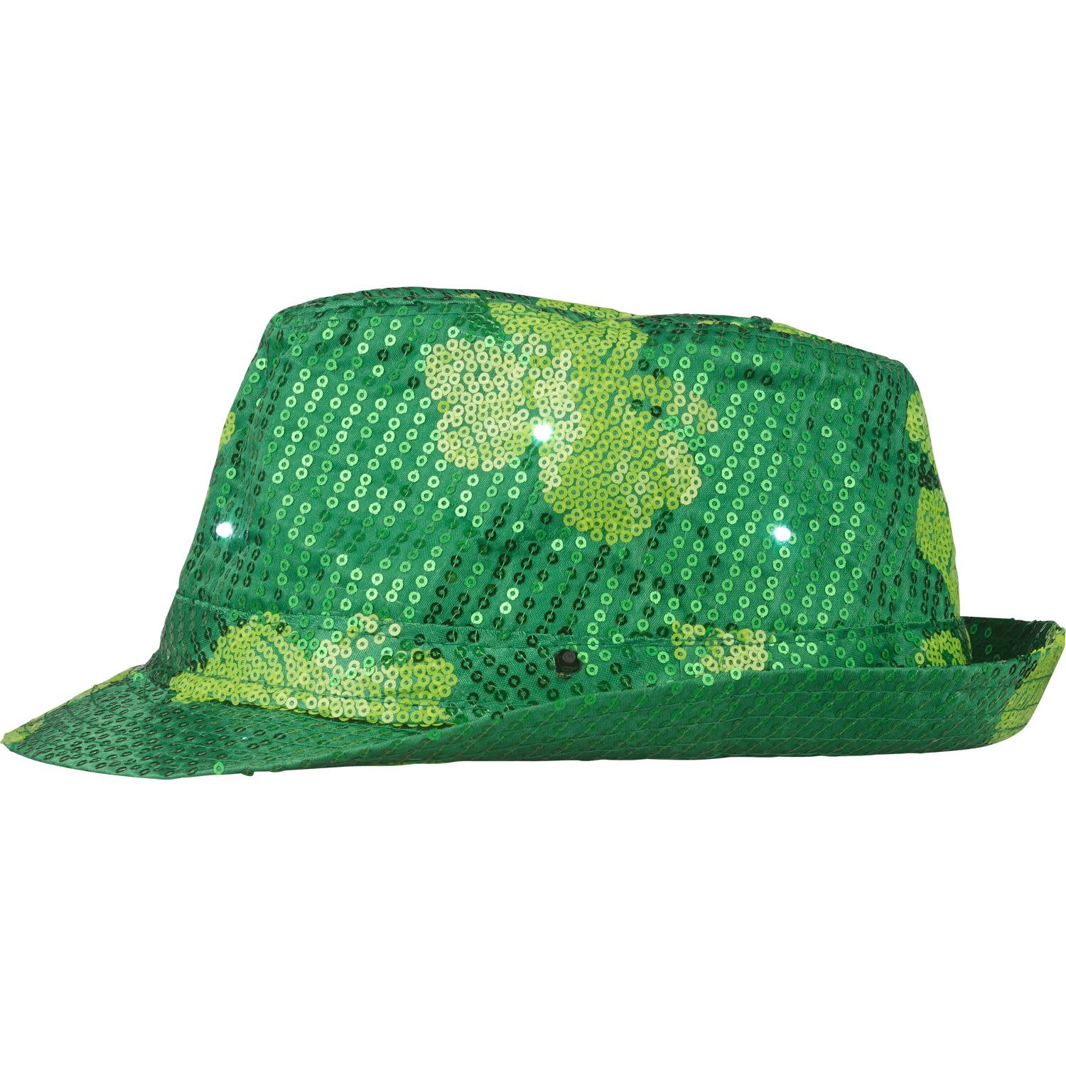 slide 4 of 5, Klein St. Patrick's Day Light-Up Fedora, Assorted Designs, 1 Ct, 1 ct
