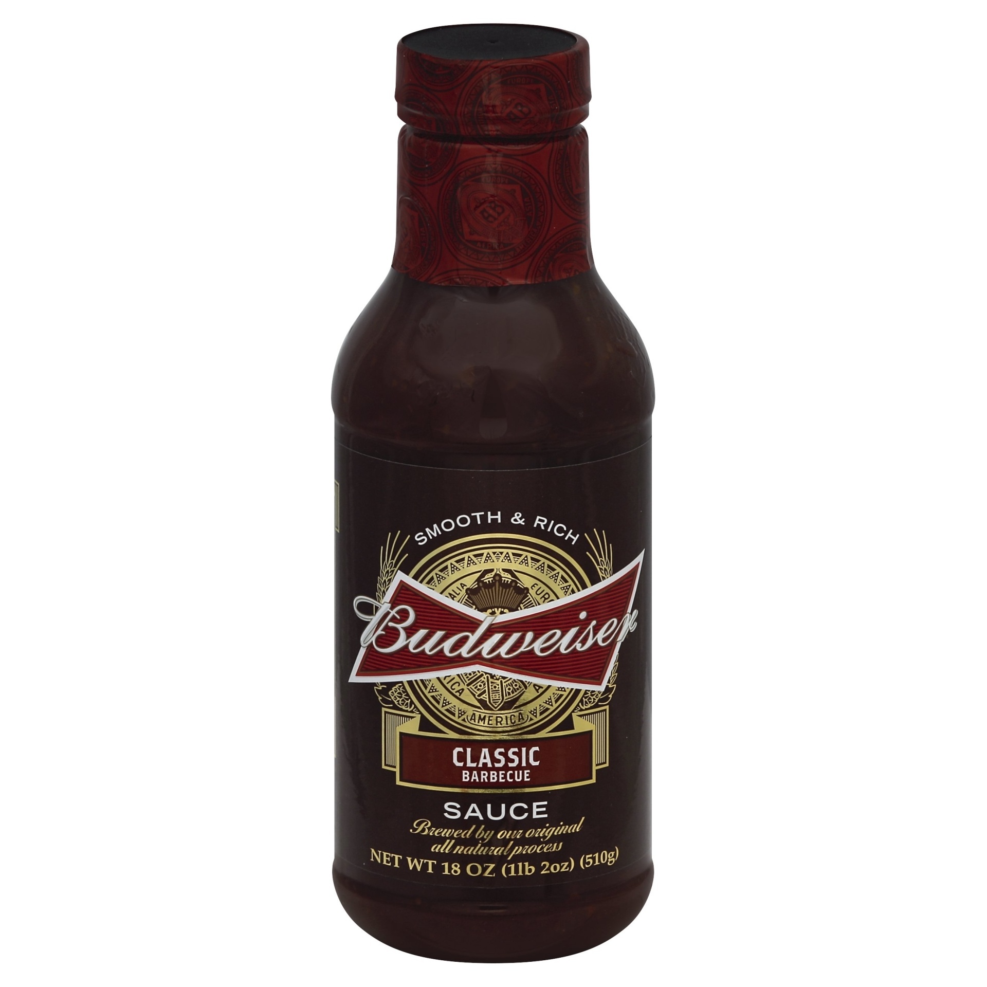 slide 1 of 1, Budweiser Sauces Barbecue Sauce 18 oz. Bottle, 18 fl oz