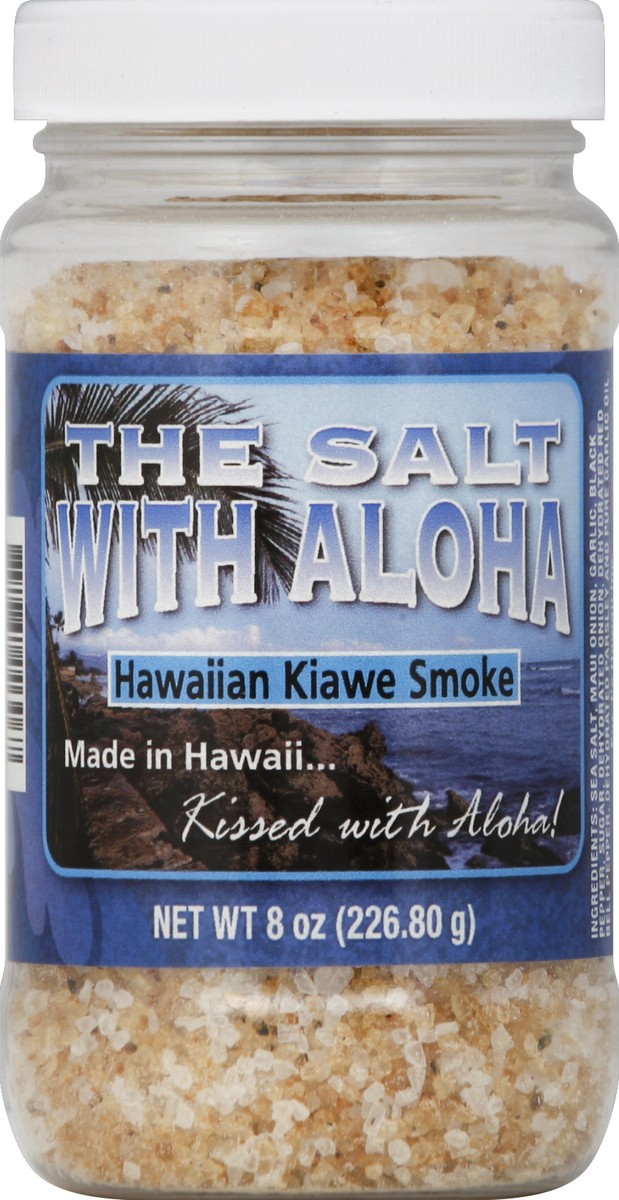 slide 1 of 2, Salt with Aloha Hawaiian Kiawe Smoke 8 oz, 8 oz