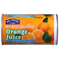 Hill Country Fare Frozen Calcium-Enriched 100% Orange Juice
