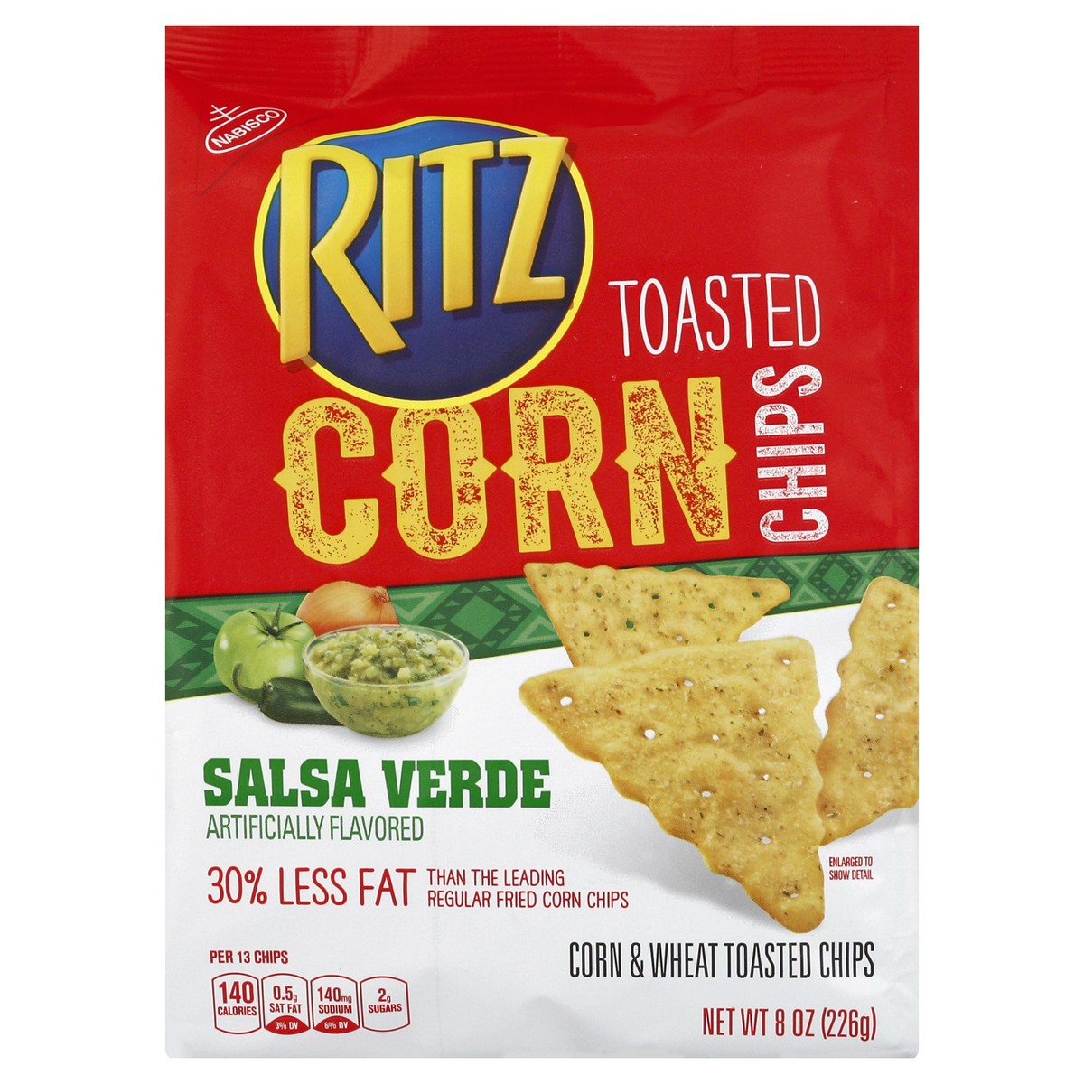 slide 3 of 6, Ritz Nabisco Ritz Corn Chips Salsa Verde, 8 oz