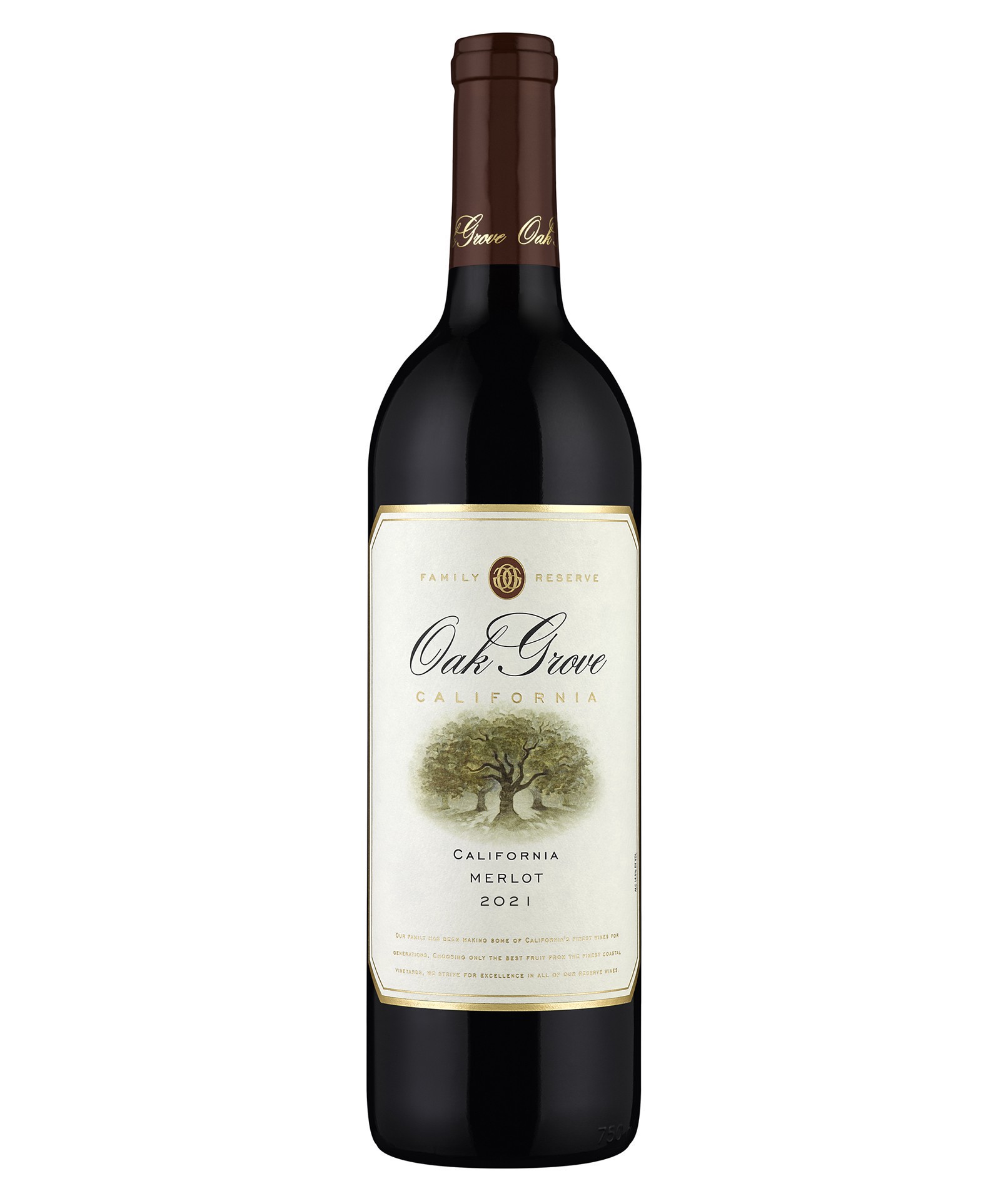 slide 1 of 1, Oak Grove Merlot, 750 ml