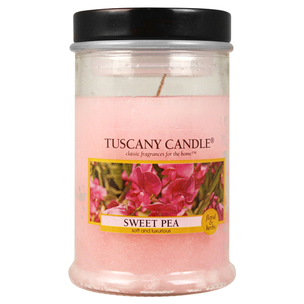 slide 1 of 1, Tuscany Candle Tuscany Jar Candle, Sweet Pea, 3.5 oz