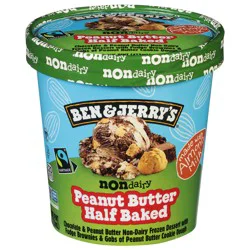Ben & Jerry's Non-Dairy Peanut Butter Half Baked  Frozen Dessert, 16 oz