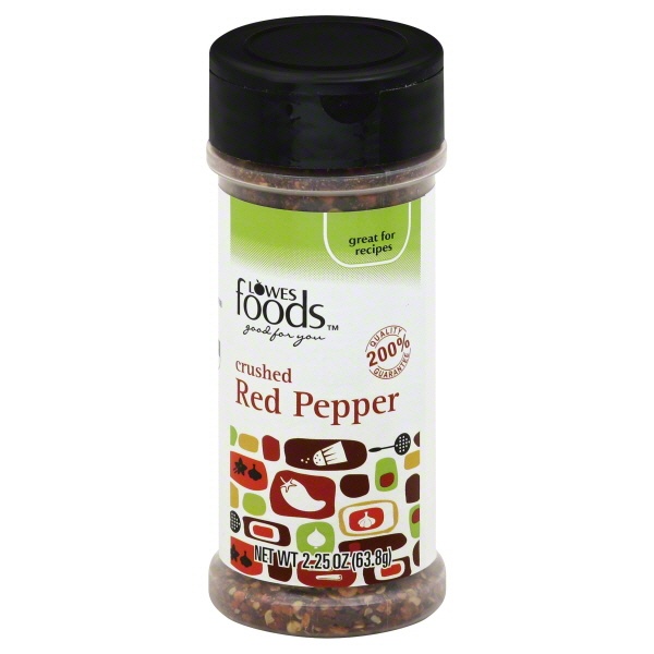 slide 1 of 1, Lowes Foods Crushed Red Pepper, 2.25 oz