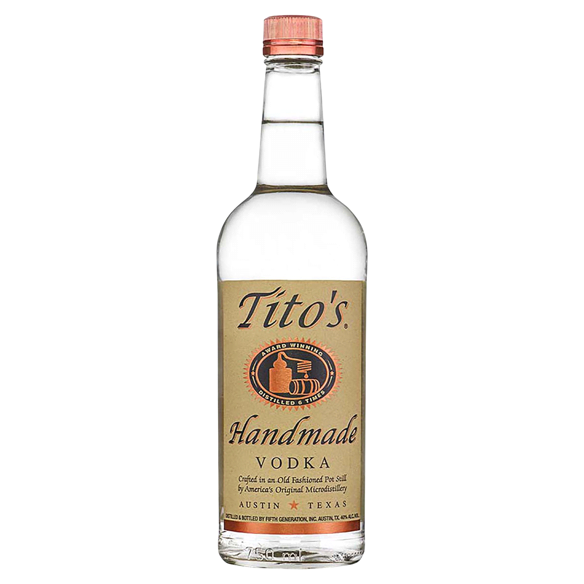 slide 1 of 2, Tito's Handmade Vodka, 750 ml