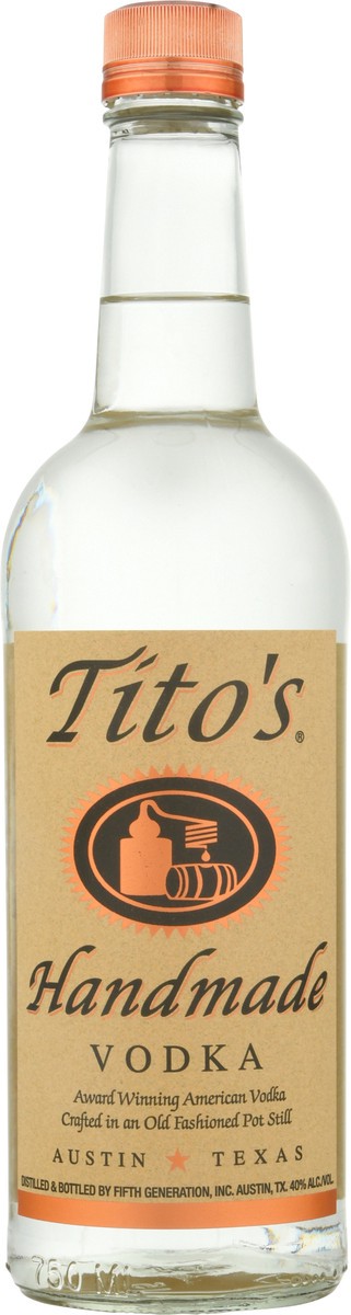 slide 4 of 9, Tito's Handmade Vodka - 750ml Bottle, 750 ml
