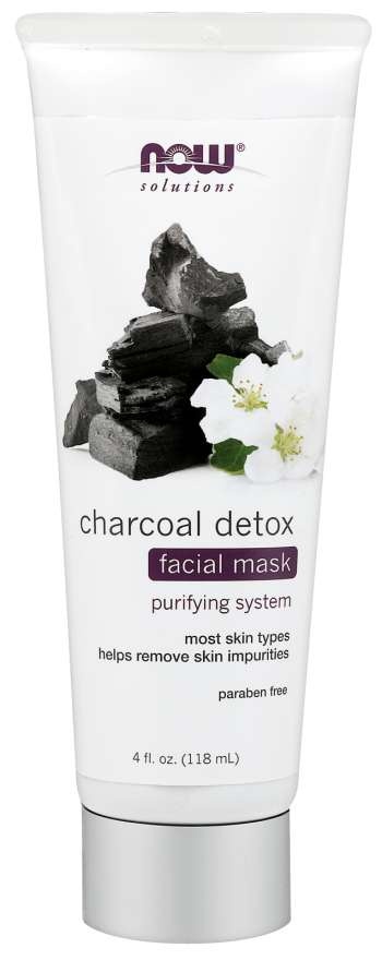 slide 1 of 1, NOW Solutions Charcoal Detox Facial Mask - 4 fl. oz., 4 fl oz