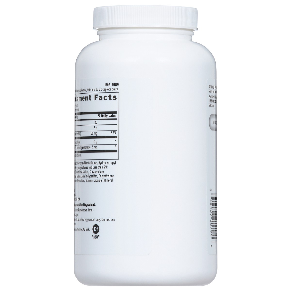 slide 7 of 15, Gnc Women's Collagen, Beauty Basics, Caplets, 180 ct