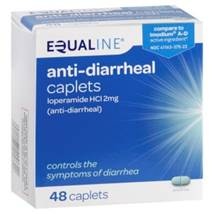 slide 1 of 1, Equaline Anti Diarrhea Caplet, 48 ct