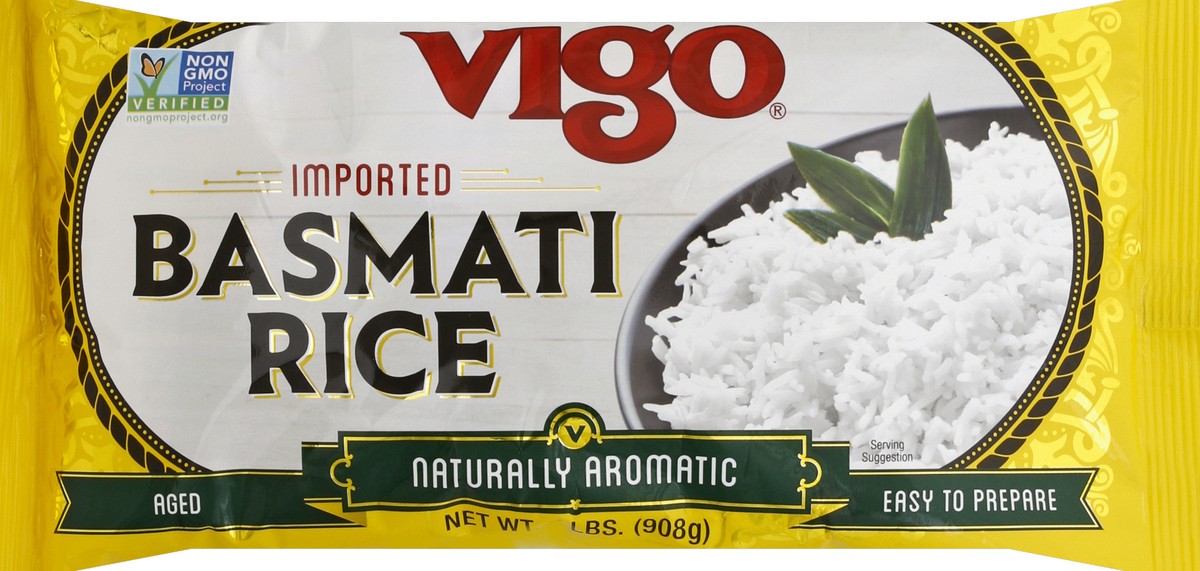 slide 3 of 5, Vigo Basmati Rice 2 lb, 2 lb