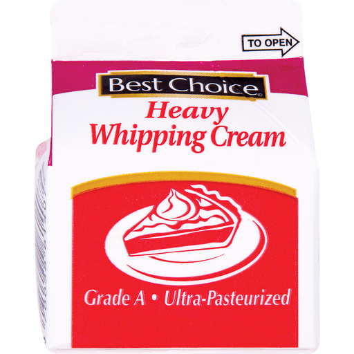 slide 1 of 1, Best Choice Heavy Whipping Cream, 8 oz