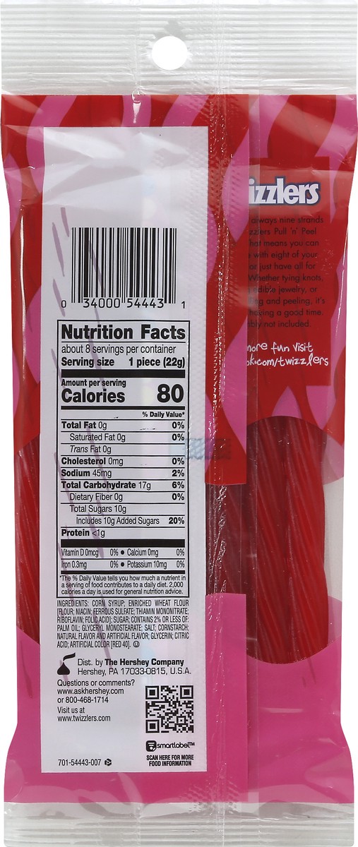 slide 2 of 10, Twizzlers Candy, 6.1 oz