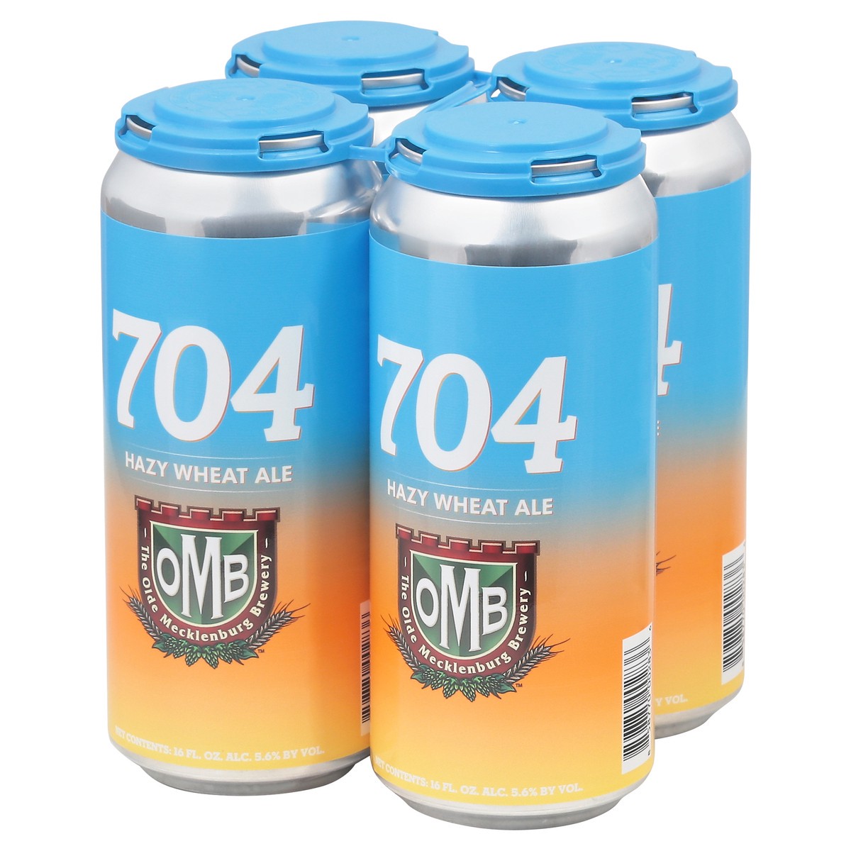 slide 7 of 9, The Olde Mecklenburg Brewery Olde Mecklenburg 704 Hoppy Wheat Ale 4Pk 16Oz Cans, 4 ct; 16 oz