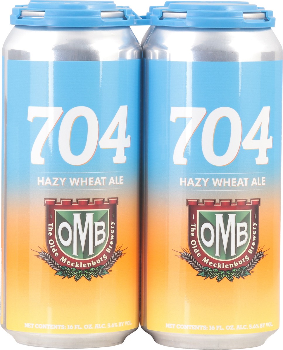 slide 9 of 9, The Olde Mecklenburg Brewery Olde Mecklenburg 704 Hoppy Wheat Ale 4Pk 16Oz Cans, 4 ct; 16 oz