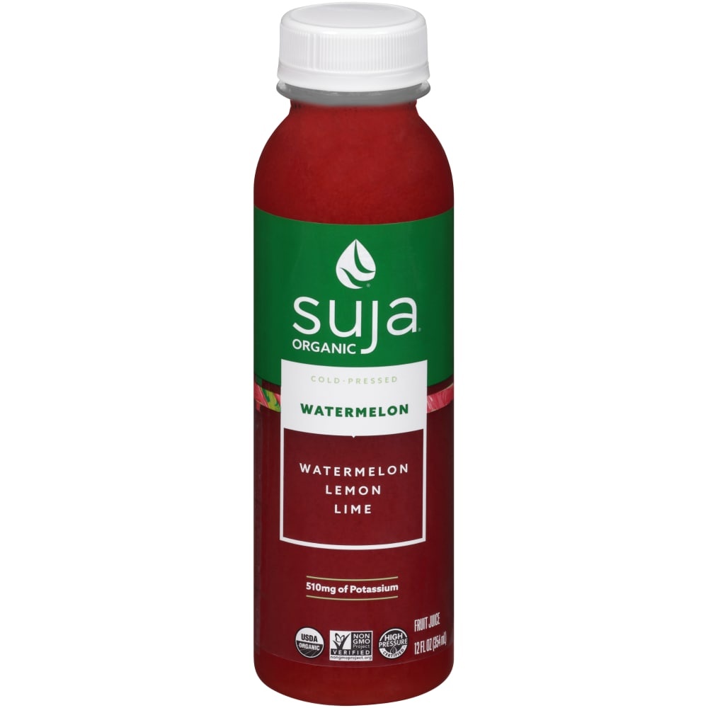 slide 1 of 1, Suja Organic Watermelon Lemon Lime Blend Fruit Juice, 12 fl oz