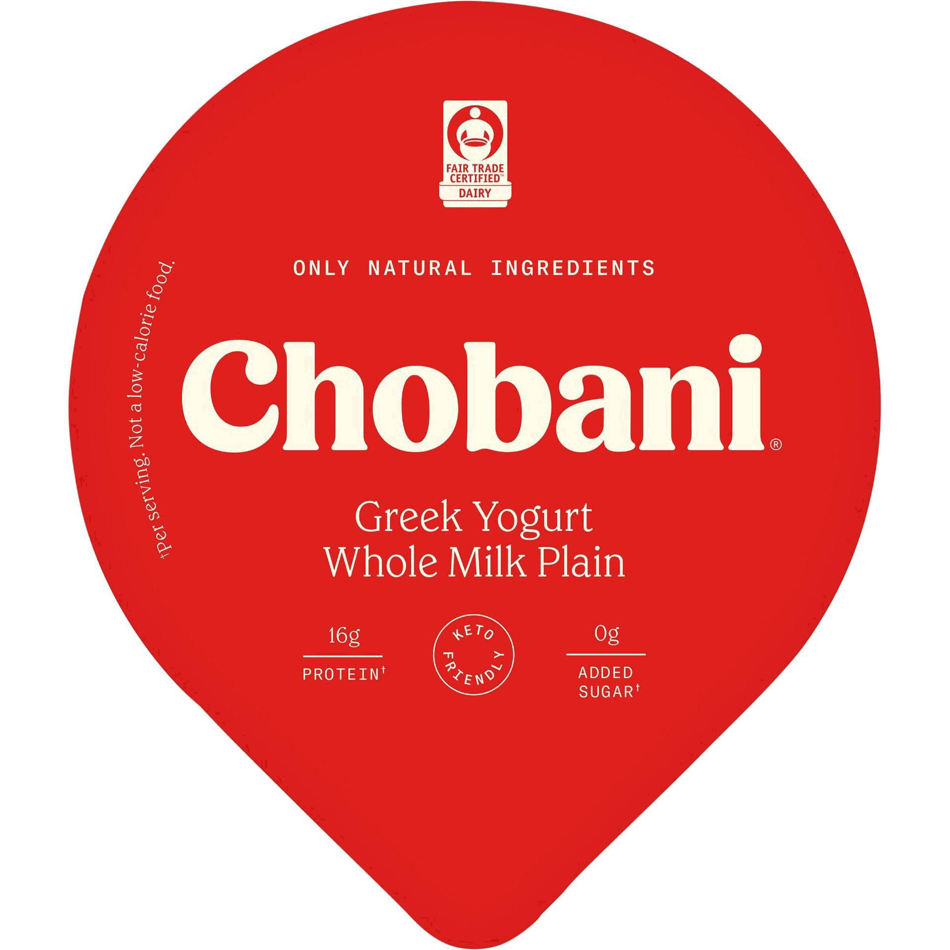 slide 67 of 96, Chobani Whole Milk Plain Greek Yogurt - 32oz, 32 oz