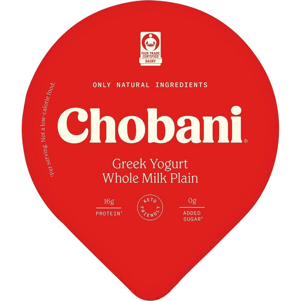 slide 85 of 96, Chobani Whole Milk Plain Greek Yogurt - 32oz, 32 oz