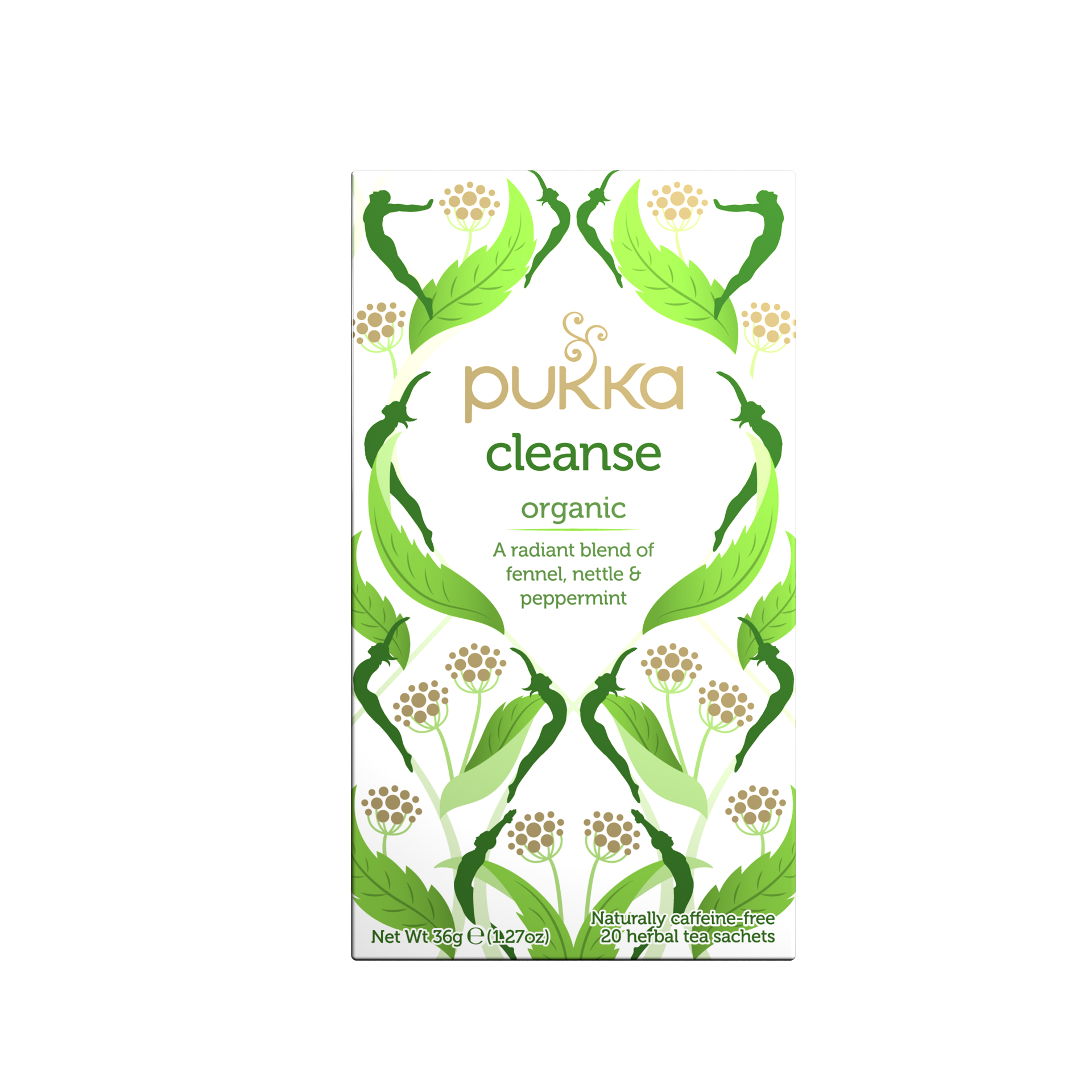 slide 1 of 3, Pukka Organic Herbal Tea Cleanse, 20 Tea Bags - 20 ct, 20 ct