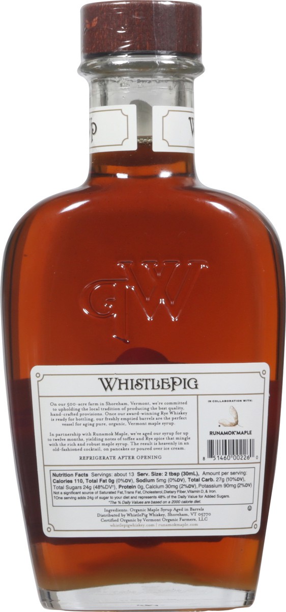 slide 11 of 11, Runamok Whistle Pig Maple Syrup Whiskey, 12.7 fl oz