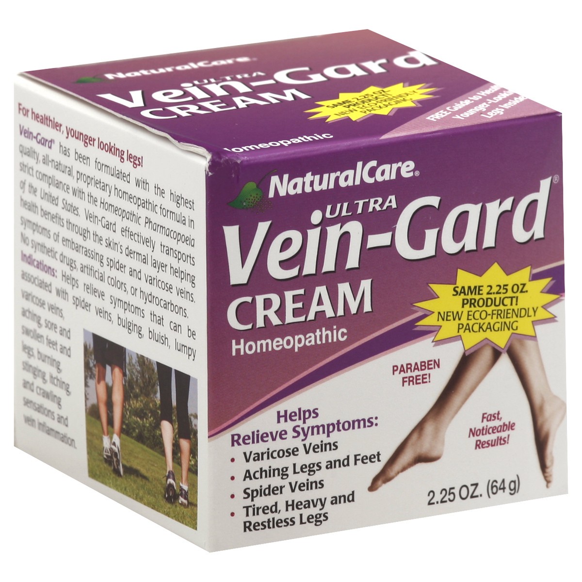 slide 3 of 4, Natural Care + Vein-Gard Cream 2.25 oz, 2.25 oz