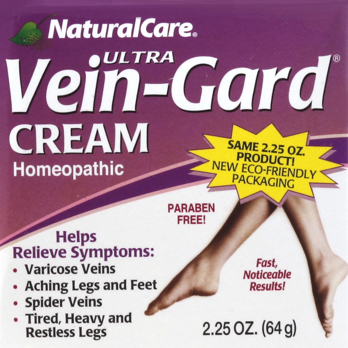 slide 1 of 4, Natural Care + Vein-Gard Cream 2.25 oz, 2.25 oz