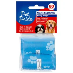 Pet Pride Heavy Weight Tear Resistant Waste Bag Refills