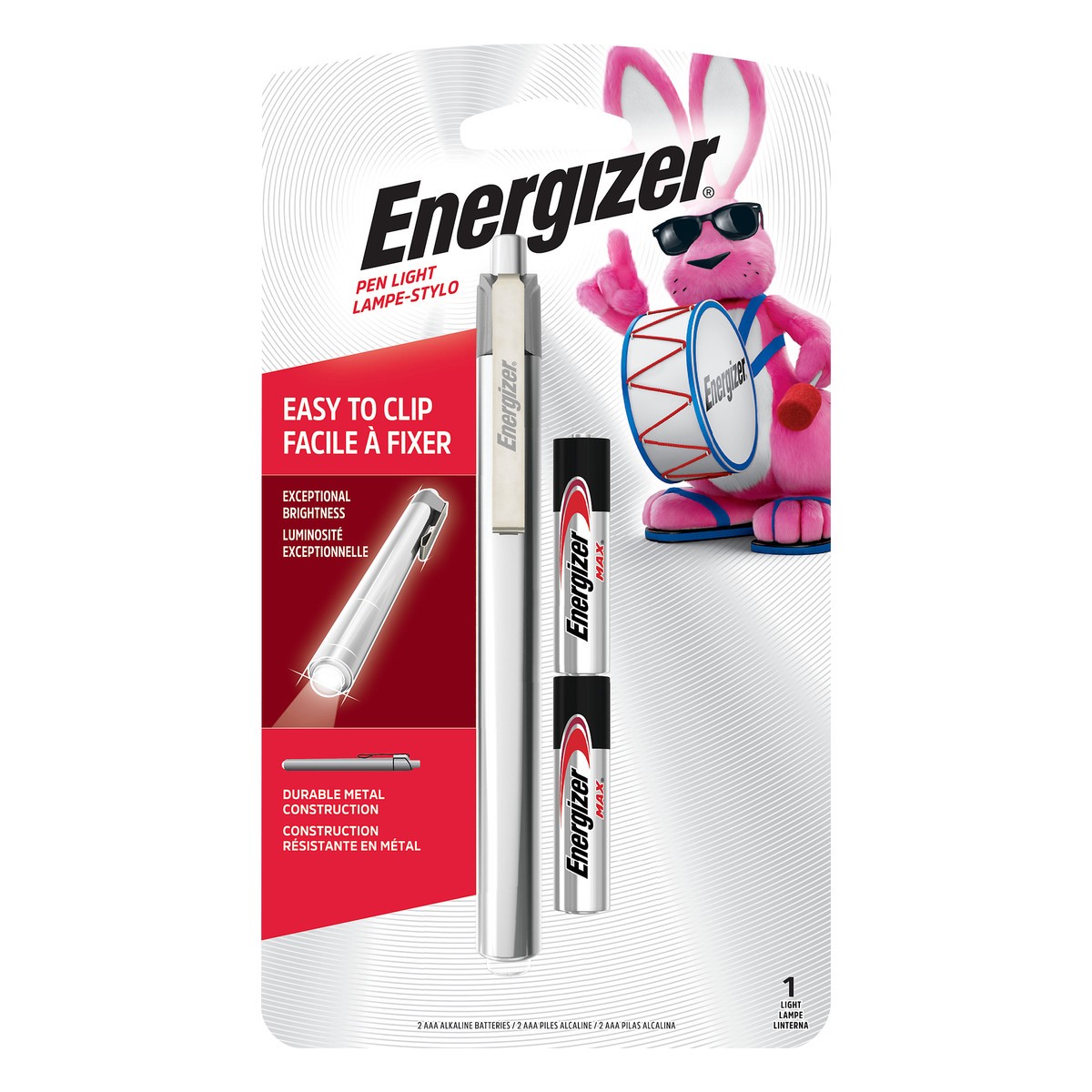 slide 3 of 5, Energizer Metal Pen Light 1 ea, 1 ct