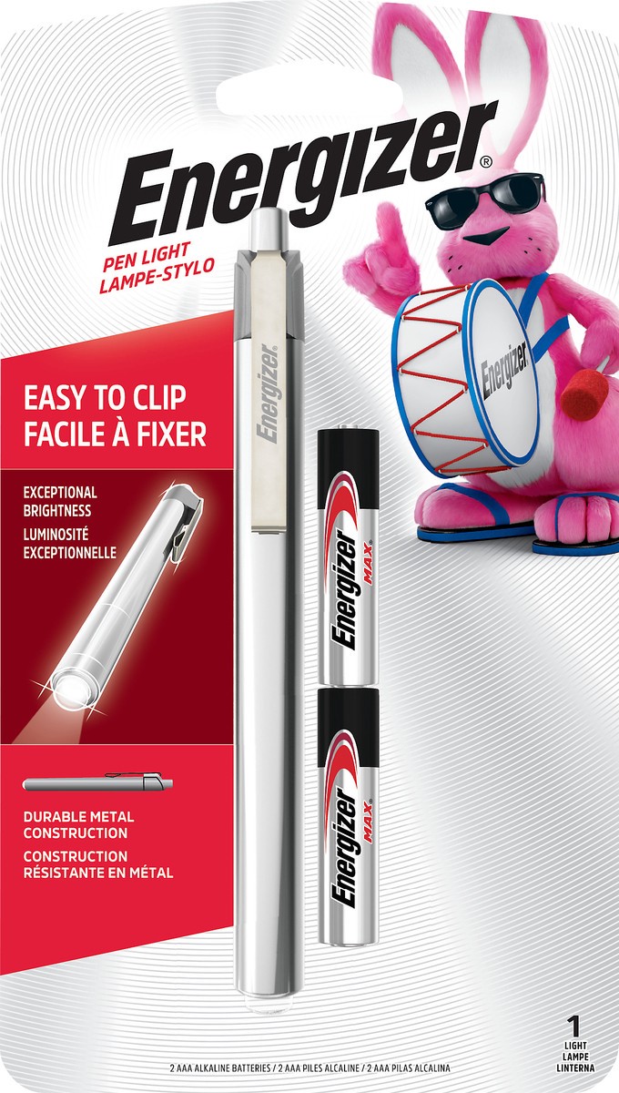 slide 2 of 5, Energizer Metal Pen Light 1 ea, 1 ct