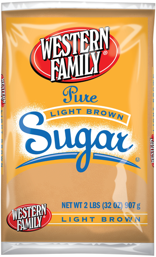 slide 1 of 1, Western Family Pure Light Brown Sugar, 2 lb