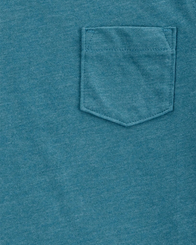 slide 2 of 2, Carter's Toddler Solid Knit Short-Sleeve Tee - Blue Teal 4T, 1 ct