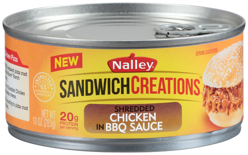 slide 1 of 1, Nalley BBQ Chicken, 10 oz