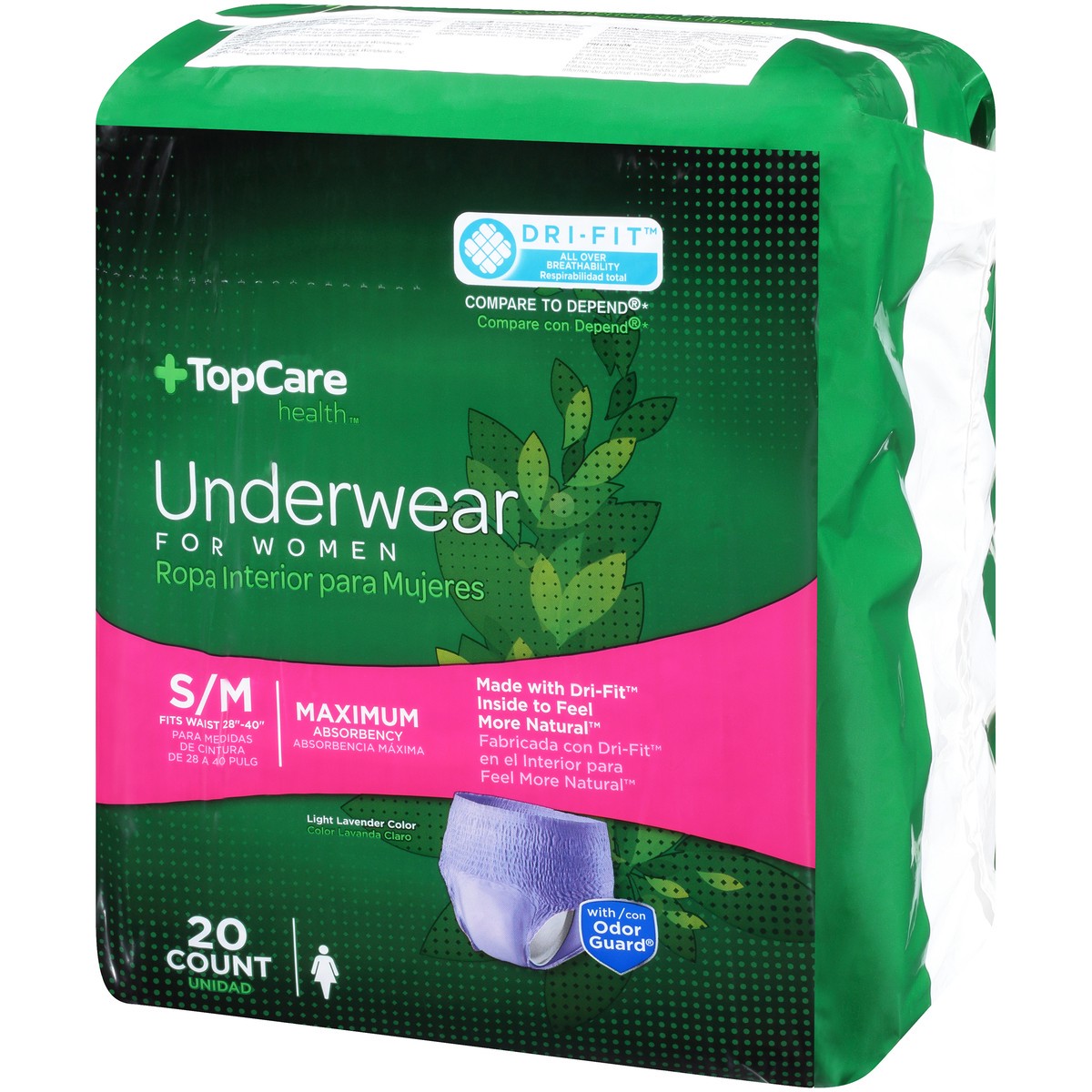 slide 6 of 8, TopCare Underwear For Women Max Large Size, 18 ct