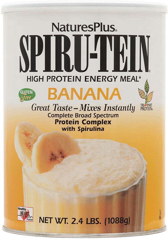 slide 1 of 1, Nature's Plus Spiru-Tein Banana High Protein Energy Meal, 2.4 lb