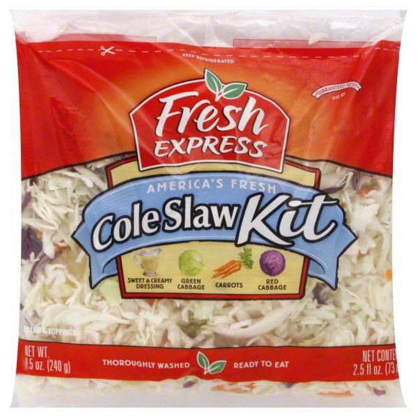 slide 1 of 1, Fresh Express Cole Slaw Kit, 11 oz
