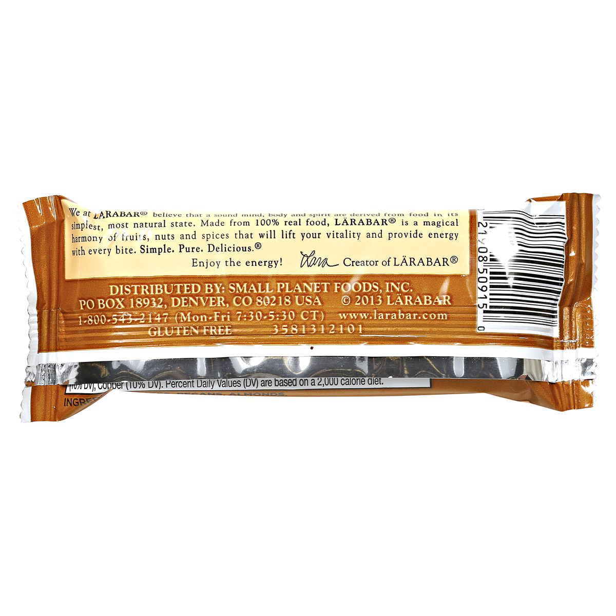 slide 2 of 2, LÄRABAR Pecan Pie Fruit & Nut Food Bar, 1.6 oz