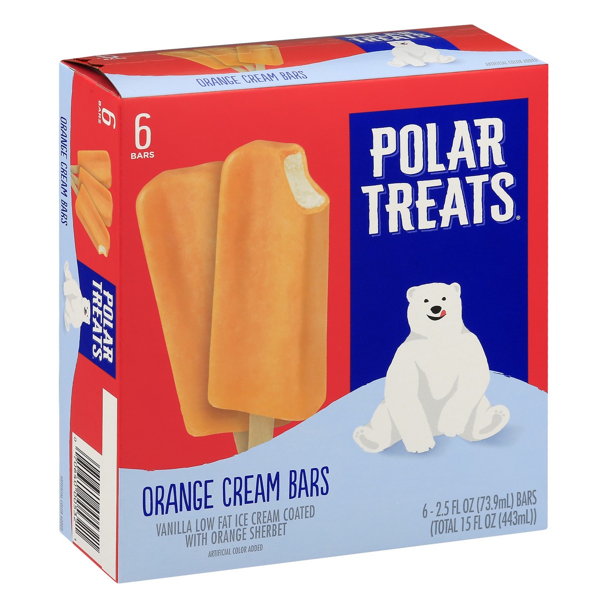 slide 2 of 8, Polar Treats Orange Cream Bars 6.0 ea, 6 ct