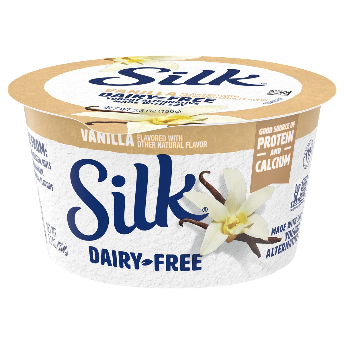 slide 6 of 9, Silk Vanilla Dairy-Free Soy Yogurt Alternative, 5.30 fl oz