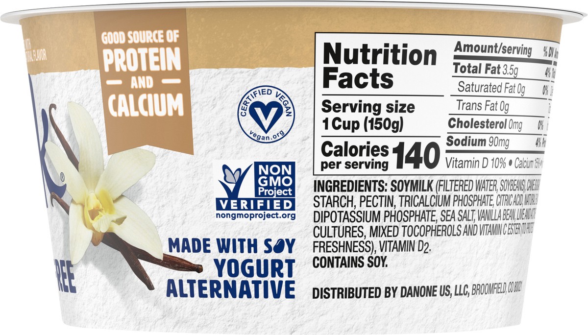 slide 9 of 9, Silk Vanilla Dairy-Free Soy Yogurt Alternative, 5.30 fl oz