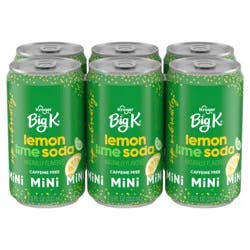 Kroger Big K Lemon Lime Mini Cans