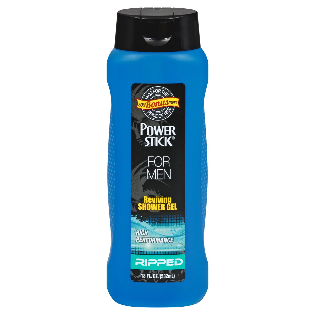 slide 12 of 12, Power Stick Reviving For Men Ripped Shower Gel 18 oz, 18 oz