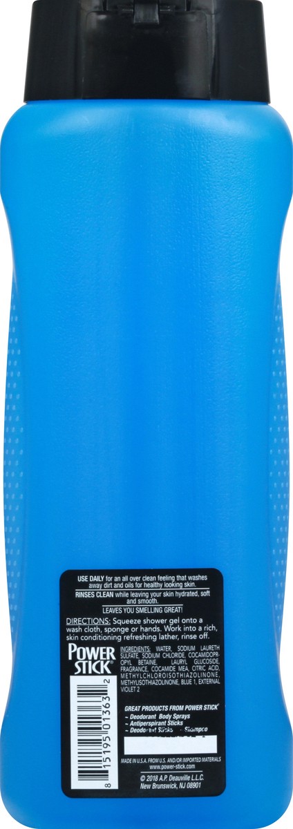 slide 7 of 12, Power Stick Reviving For Men Ripped Shower Gel 18 oz, 18 oz