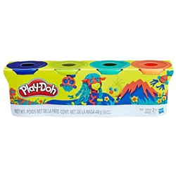 Hasbro Play-Doh Wild Colors Modeling Compound - 4 Pack