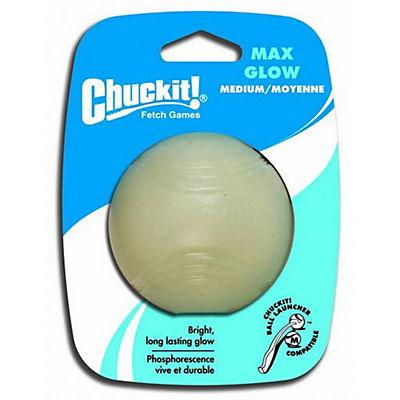 slide 1 of 1, Chuckit! Max Glow Ball - Medium, 1 ct